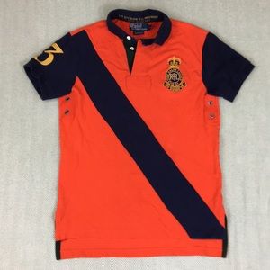 Bold Ralph Lauren Polo Crest Sash Logo Shirt